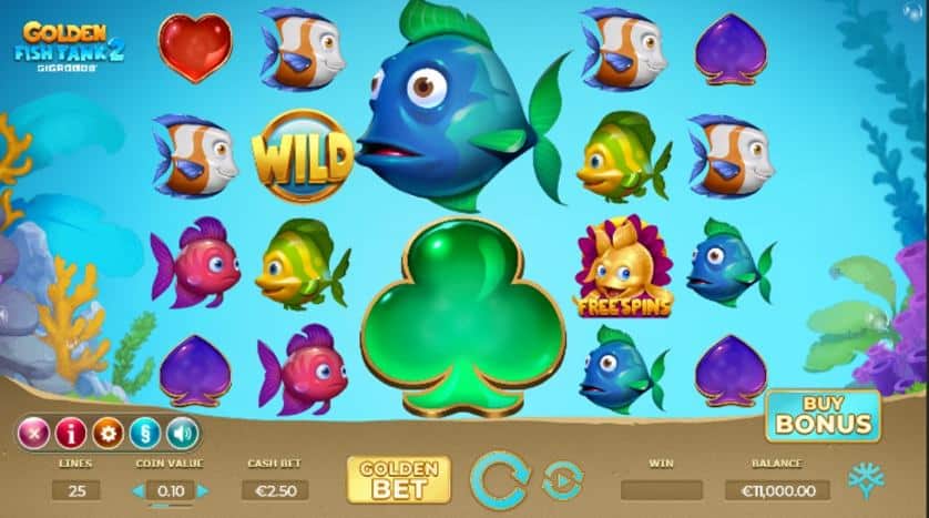 Igrajte brezplačno Golden Fish Tank 2 Gigablox