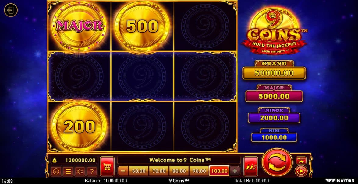 9 Coins by Wazdan