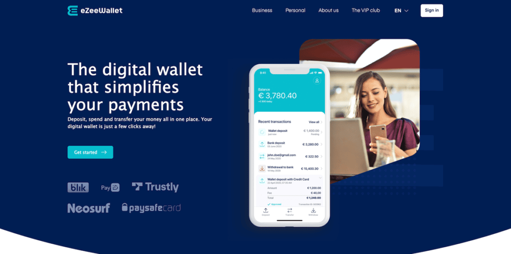 Registriraj svoj eZeeWallet račun