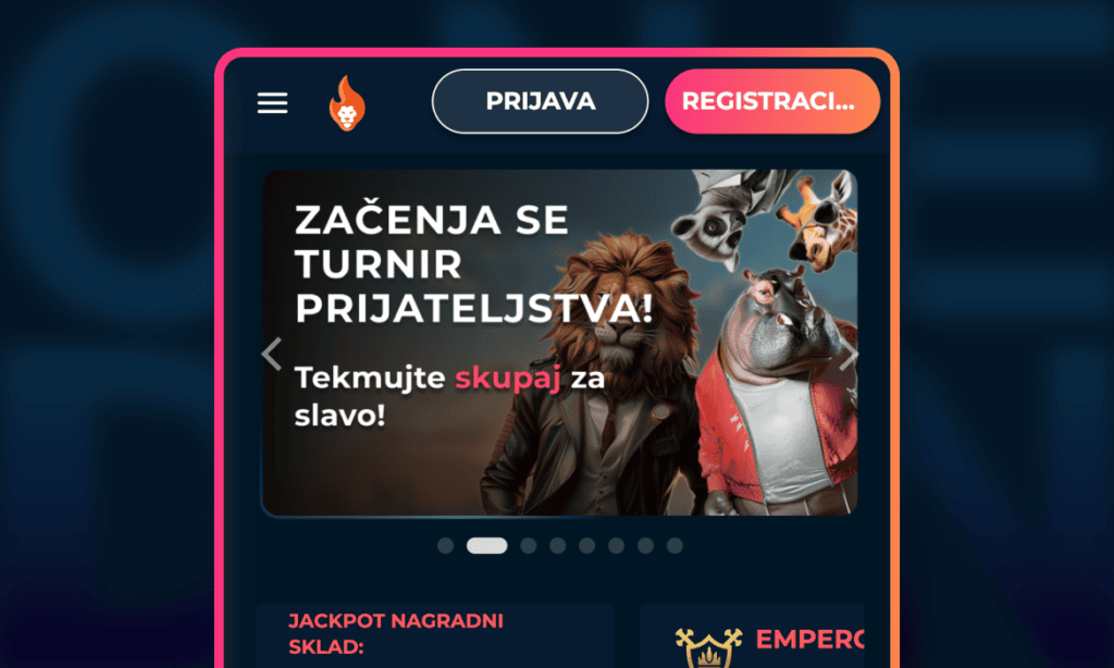 Kliknite na Registracija