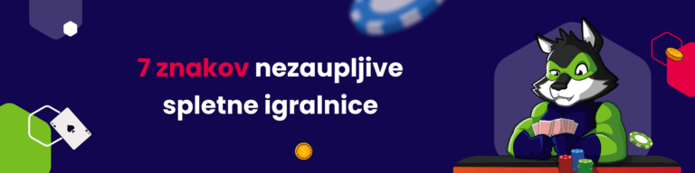 7 znakov nezaupljive spletne igralnice