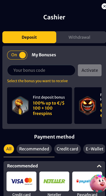 Prejmite svoj bonus