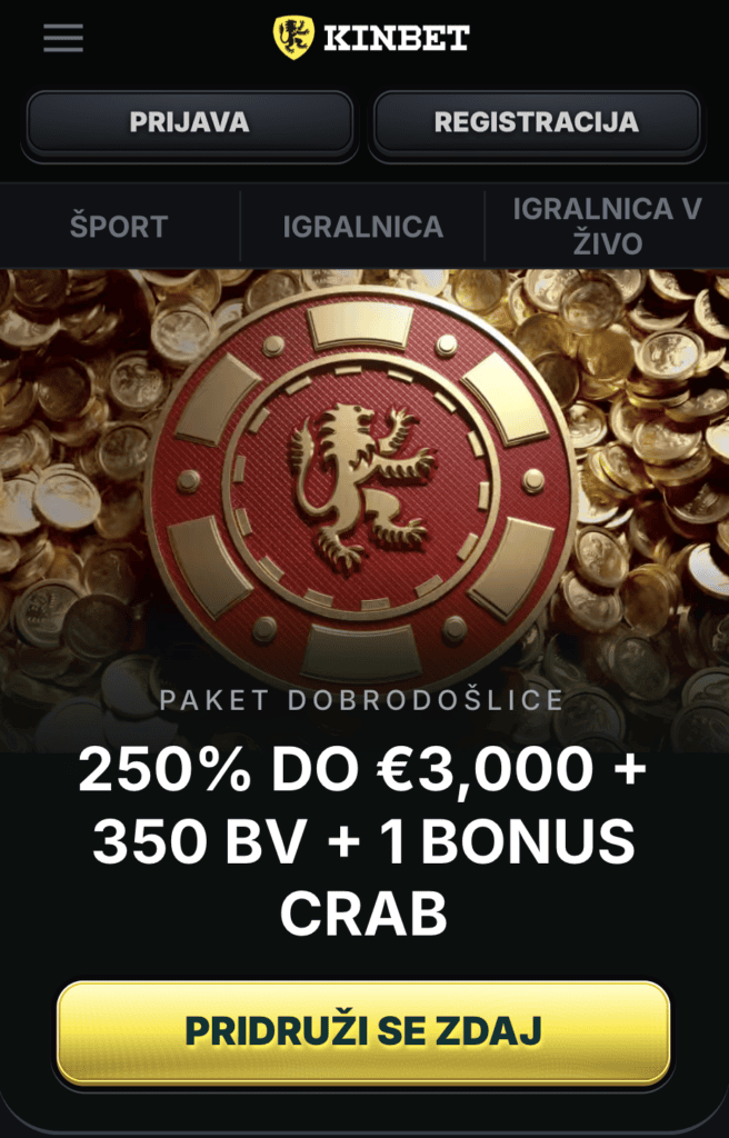Korak: Obiščite Kinbet
